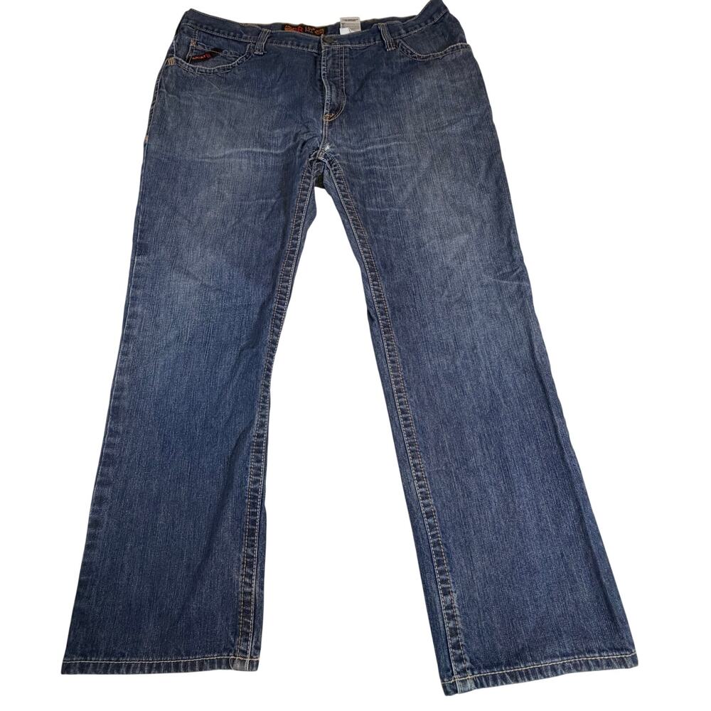 Ariat Work FR M4 Low Rise Boot Cut Cowboy Jeans 10001255 Blue Men’s Sz 40x32